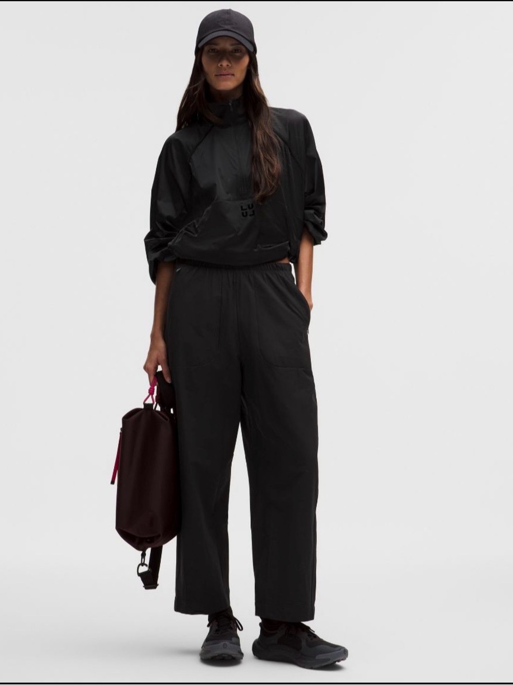 Lululemon Lightweight Mid-Rise Barrel-Leg Cropped Pant